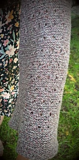 Strickanleitung Ärmelsschal Ardita ( Ohne Maschenprobe / für jede Größe)