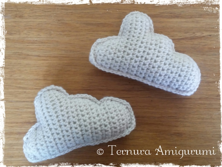 Crochet pattern cloud pdf ternura amigurumi  english- deutsch- dutch