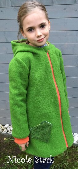 Diamond Coat : Mantel + Jacke mit Diamantenunterteilung 86-164