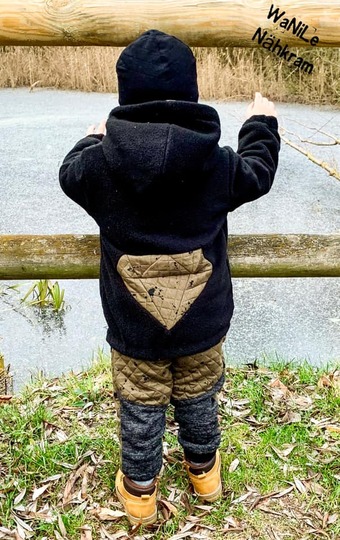 Diamond Coat : Mantel + Jacke mit Diamantenunterteilung 86-164