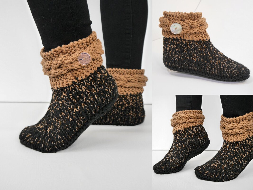 Strickanleitung - Hausschuhe VRONI Gr. 35 – 48 – No.217E - Bild 3