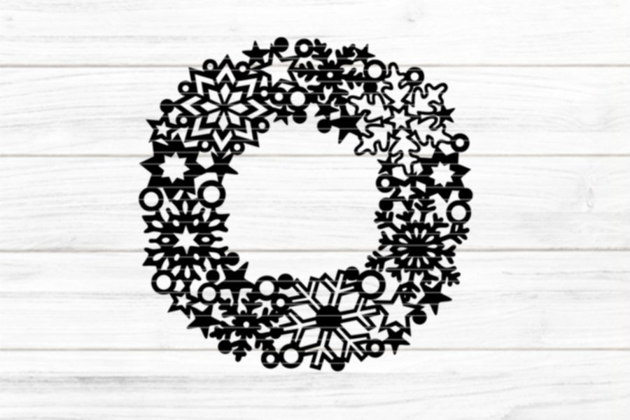 Sternenkranz Plotterdatei SVG DXF FCM