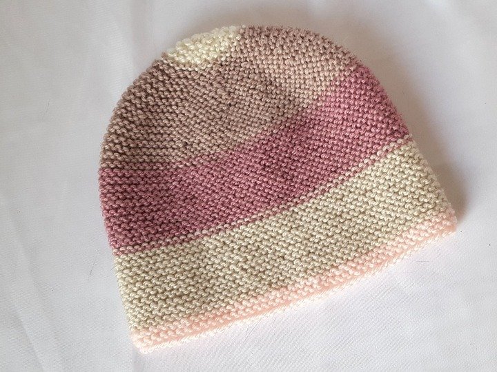 Strickanleitung Babymütze, Baby-Mütze in 2 Größen, ca. 0 - 12 Monate  #271