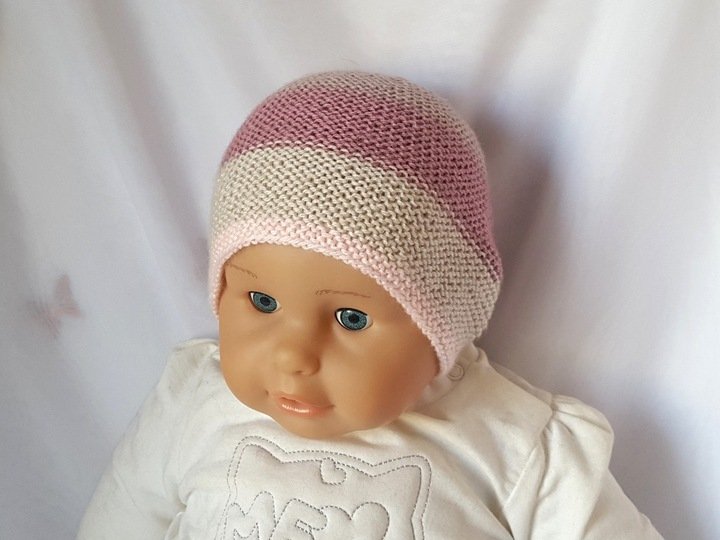 Strickanleitung Babymütze, Baby-Mütze in 2 Größen, ca. 0 - 12 Monate  #271