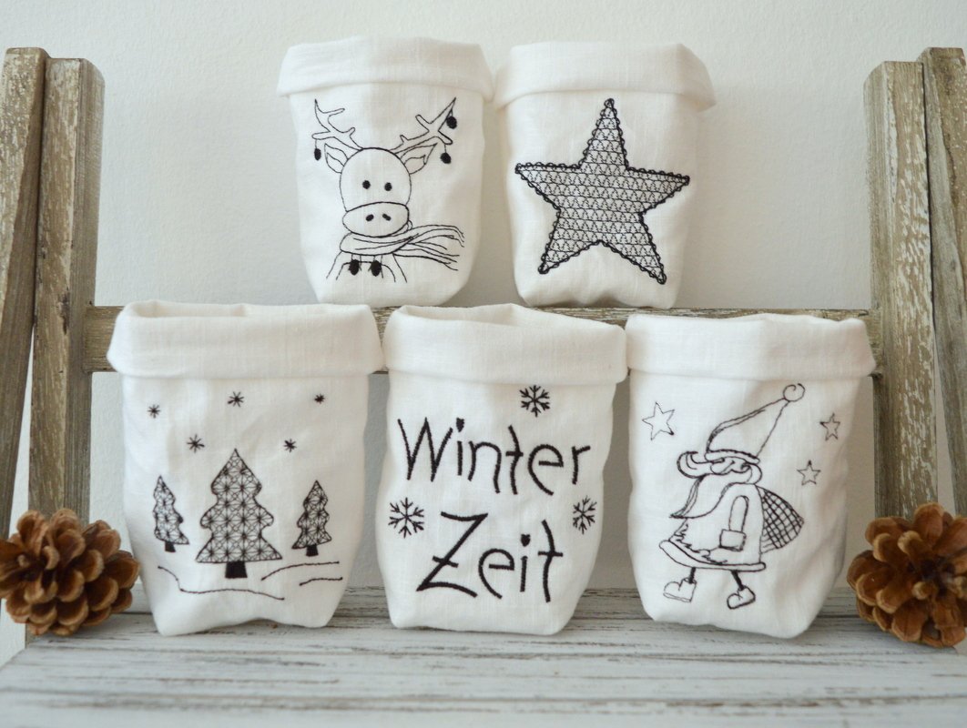 ITH Lichterbeutel Weihnachten für ein LED Licht 13x18cm - Bild 6