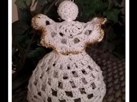 Häkel-Engerl im Ballkleid - Häkelanleitung Weihnachts-Deko