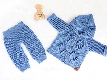 2 PDFs-set : Jacket & trousers "Jan", size 0 m.-5 y (3 y.)