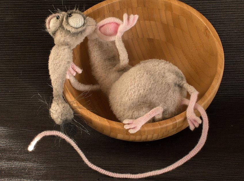 223DE Häkelanleitung Ratte Stefan - Amigurumi PDF Pertseva CP