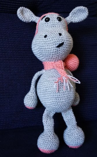 Amigurumi Häkelanleitung Nilpferd Nelli