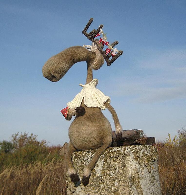 215DE Häkelanleitung Elch Ignassius - Amigurumi PDF Pertseva CP - Bild 2