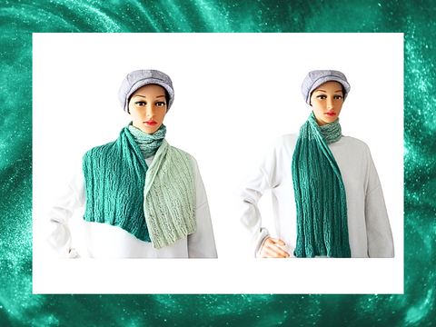 Ryoukei Schal - Eine detaillierte Strickanleitung