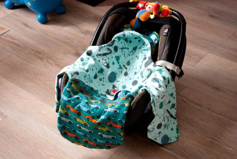 Sully - Einschlagdecke fürs Baby - Schnittmuster & Nähanleitung