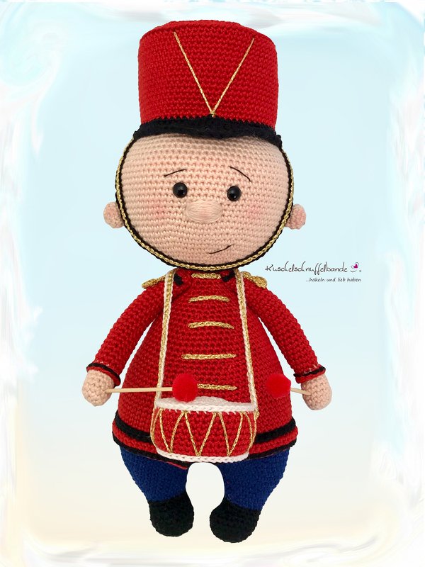 Häkelanleitung Kuschelschnuffelbande Kleiner Trommler