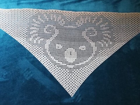 Motivtuch "Koala", Dreieckstuch, Häkelanleitung