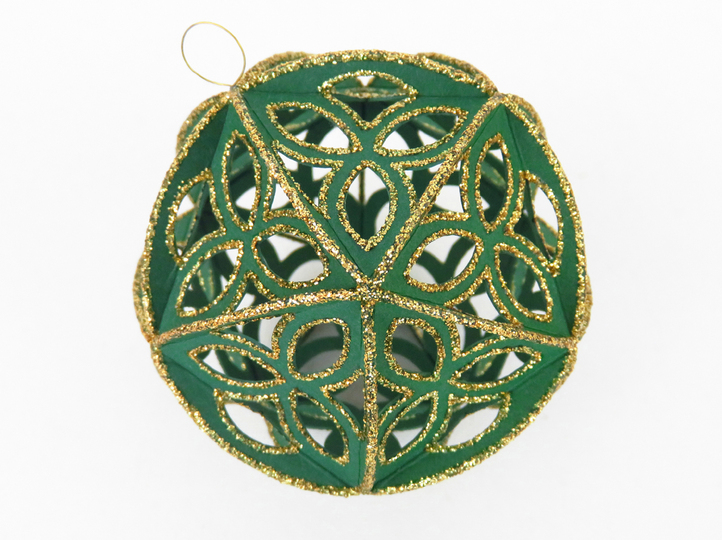 Weihnachtliche Deko-Kugeln – Bastelanleitung und Vorlagen