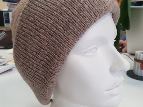 Strickanleitung doppelt gestrickte Mütze "Cashmere"