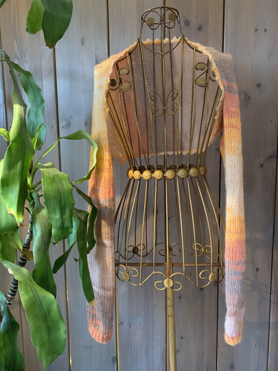 Gestricktes Bolero-Jäckchen "Spices" (S/M - L/XL) alle Gr. anpassbar