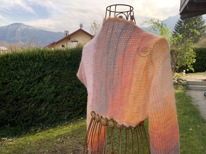 Gestricktes Bolero-Jäckchen "Spices" (S/M - L/XL) alle Gr. anpassbar