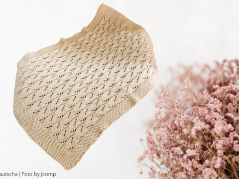 Decke mit Lochmuster / Baby-Decke (Strickanleitung)