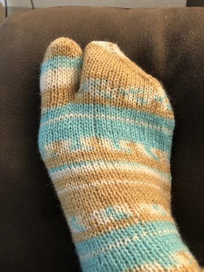Flipflopsocken für erfahrenere Sockenstricker