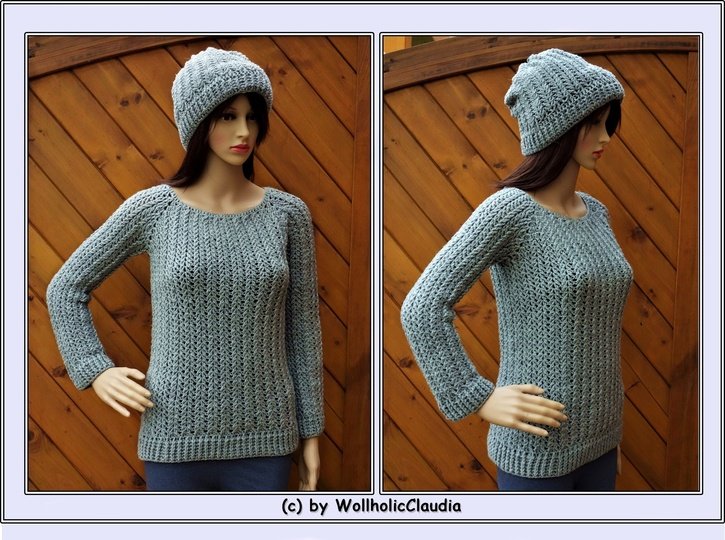 Häkelanleitung Pullover Zauberland für Damen und Herren