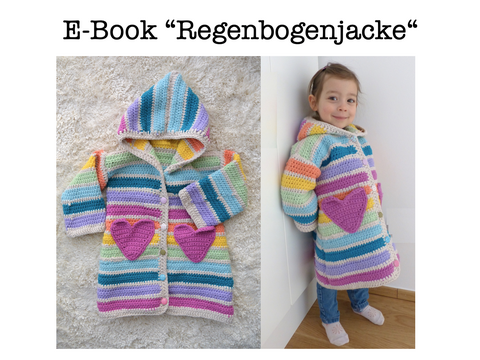 E-Book "Regenbogenjacke" Gr. 98-116