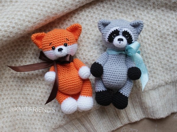 Crochet pattern Amigurumi little fox