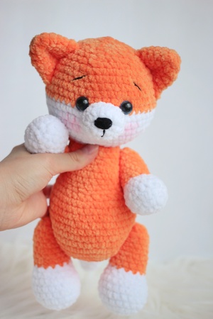 Crochet pattern Amigurumi little fox