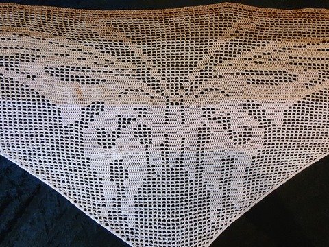 Motivtuch Schmetterling Häkelanleitung