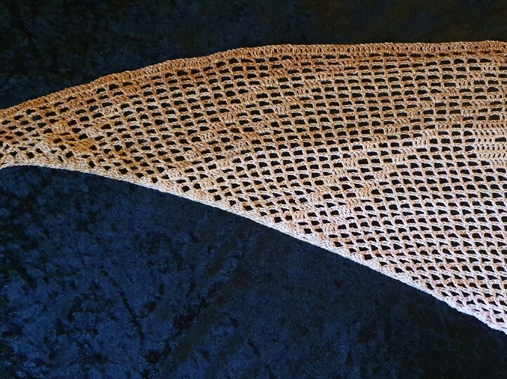 Schmetterling, Motivtuch, Häkeltuch, Dreieckstuch