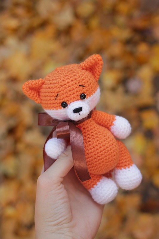 Kleiner Fuchs und Waschbär Häkelanleitung Amigurumi - Bild 5