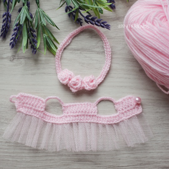 Crochet pattern amigurumi Bear in a dress