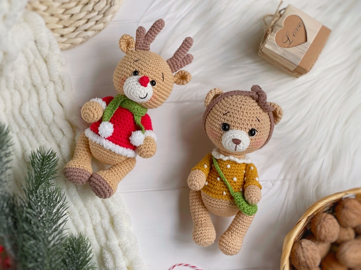 Kleines Reh Häkelanleitung Amigurumi