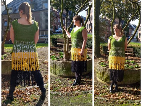 Pineapple Reggae Kleid/Tunika/Shirt alles ist möglich mit und ohne Arme