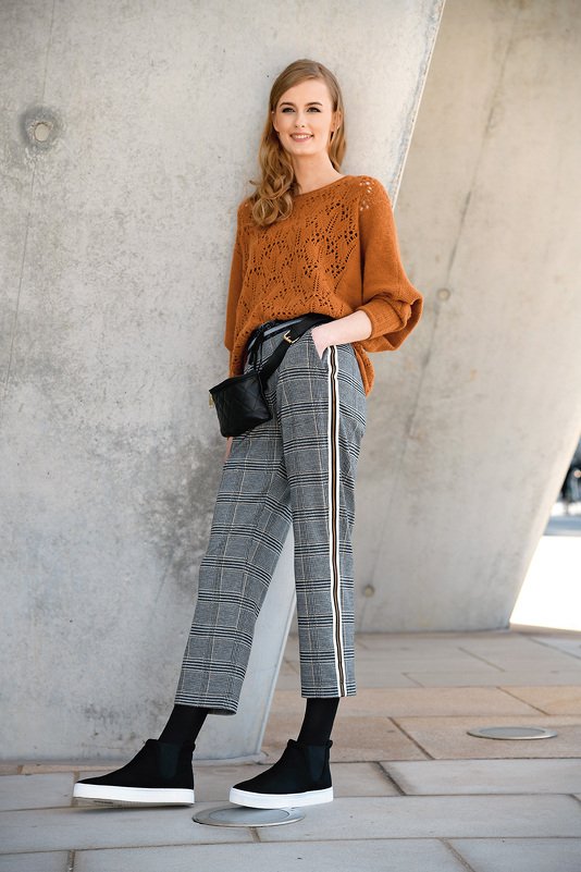 Hose aus Karo-Stretch (Nähanleitung) - Bild 3