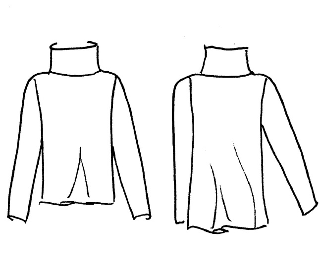 Curryfarbener Plüsch-Pulli (Nähanleitung)