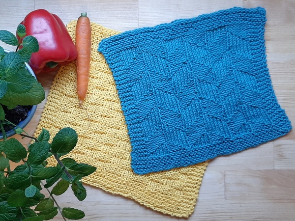 Dishcloths, Washcloths, 2 Knitting Pattern