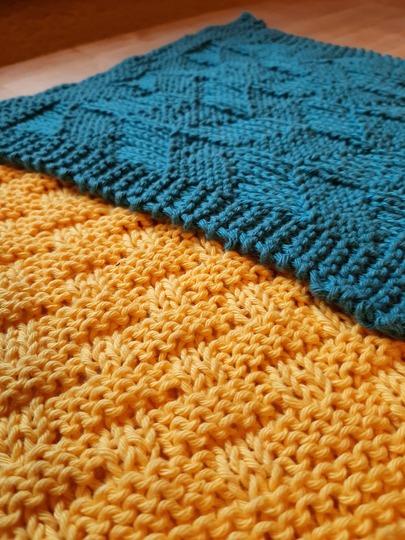 Dishcloths, Washcloths, 2 Knitting Pattern