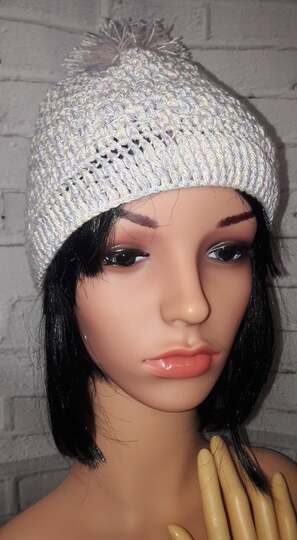 Häkelanleitung - Mützen- & Stulpen-Set "Schneekind"