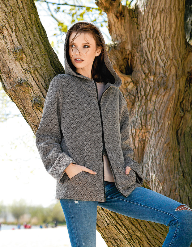 Kapuzen-Jacke mit Reißverschluss (Nähanleitung)