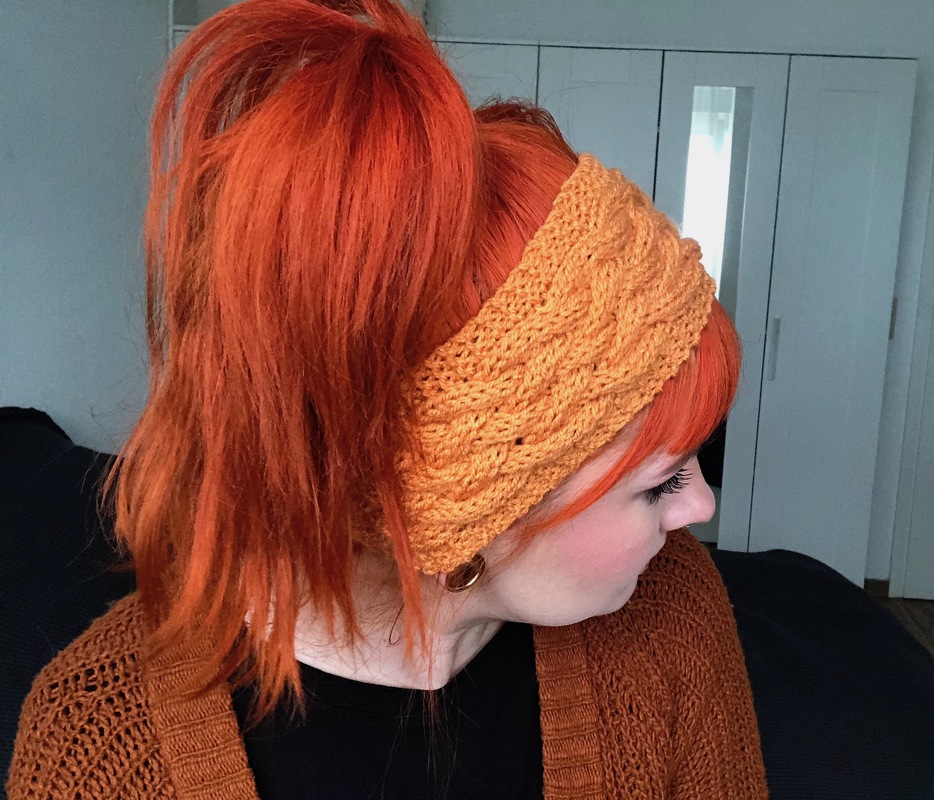 Strickanleitung - doppelt geflochtenes Stirnband