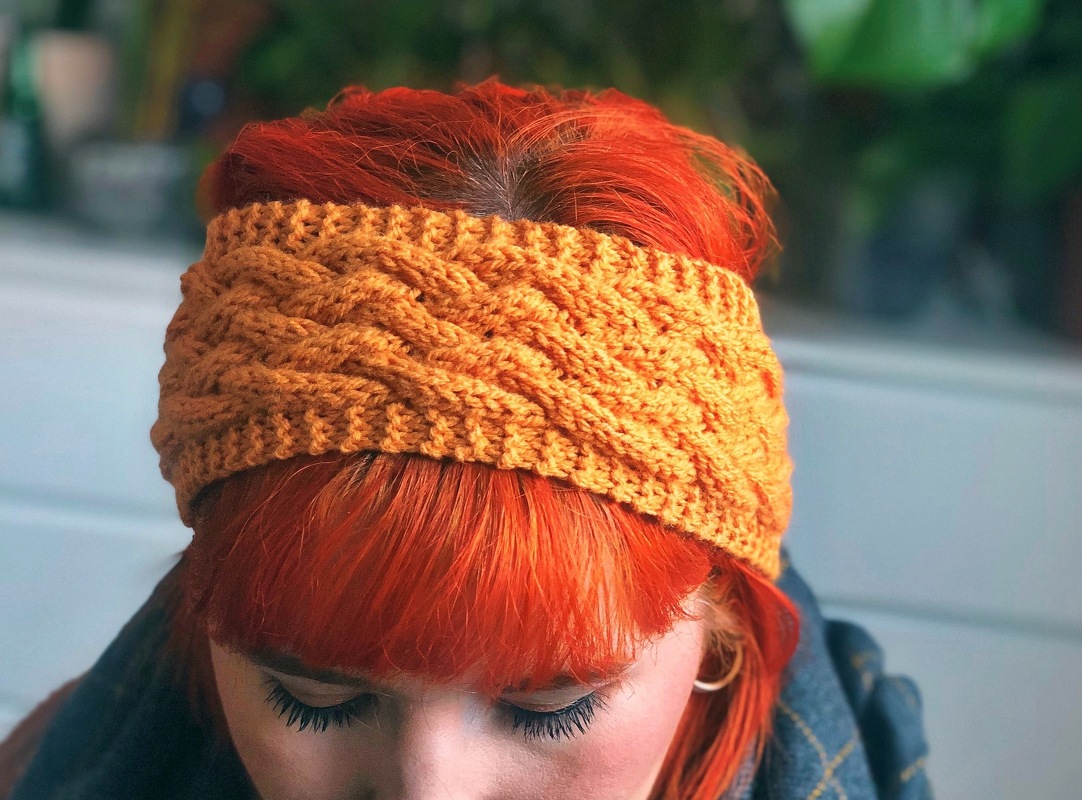 Strickanleitung - doppelt geflochtenes Stirnband - Bild 3