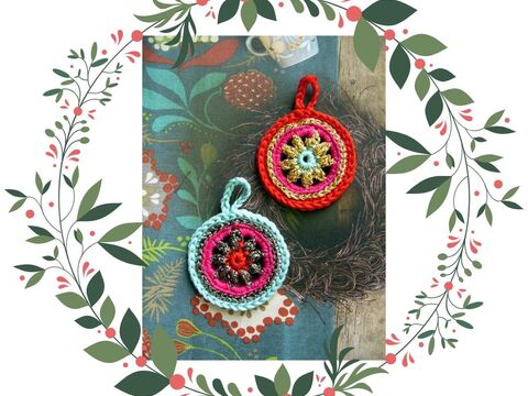 Häkelanleitung Geschenkanhänger Weihnachtsanhänger