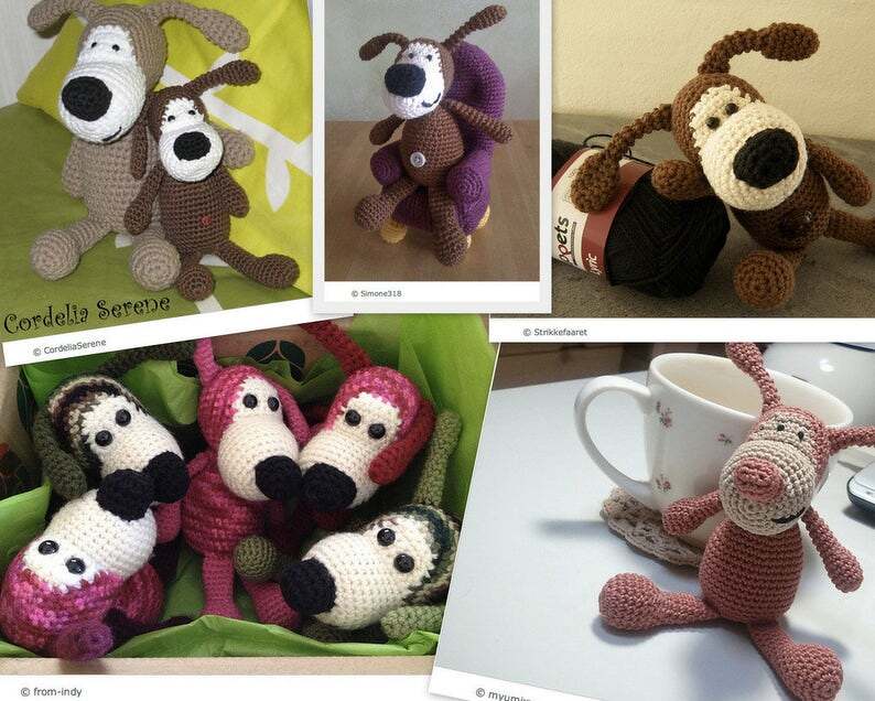 221 Crochet Pattern - Buffy The Dog - Amigurumi PDF file by Pertseva CP - Image 3