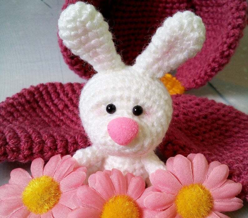 224 Crochet Pattern - Little Bunny with a flower house - Amigurumi PDF file by Knittoy CP - Image 6