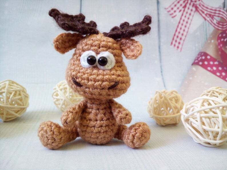 228 Crochet Pattern - Alfred the Moose - Amigurumi PDF file by Knittoy CP - Image 6