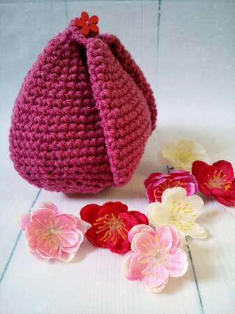 230 Crochet Pattern - Little Mouse with a Flower House - Amigurumi PDF file by Knittoy CP