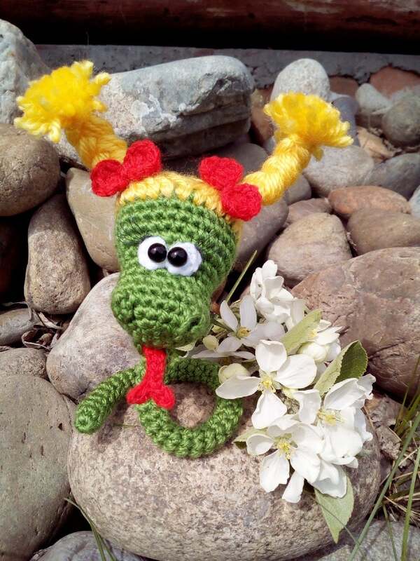 235 Crochet Pattern - Dasha the Snake - Amigurumi PDF file by Knittoy CP - Image 4