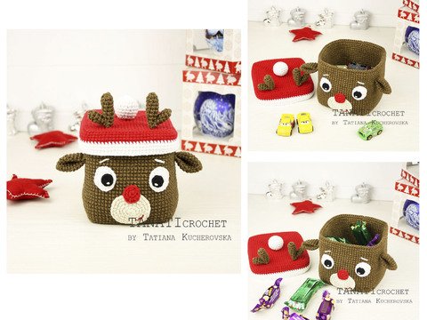 Häkelanleitung Rentier BOX”