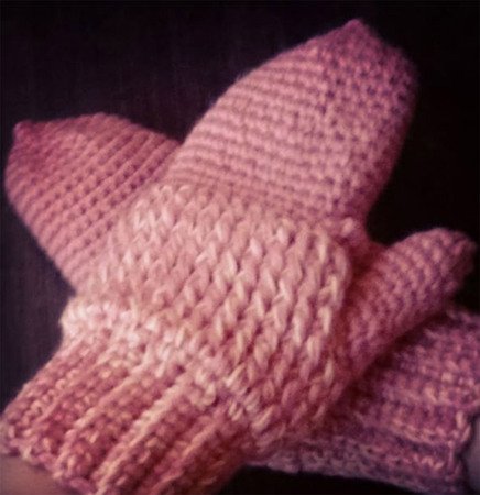 Fingerless Gloves with Flaps, Mittens with Flaps